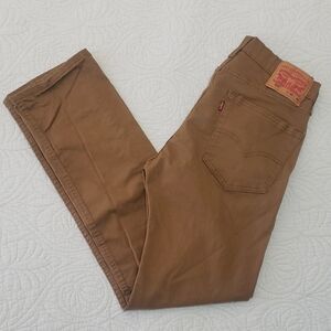 Men's Levi's Tan Jeans 505 Size 30x32